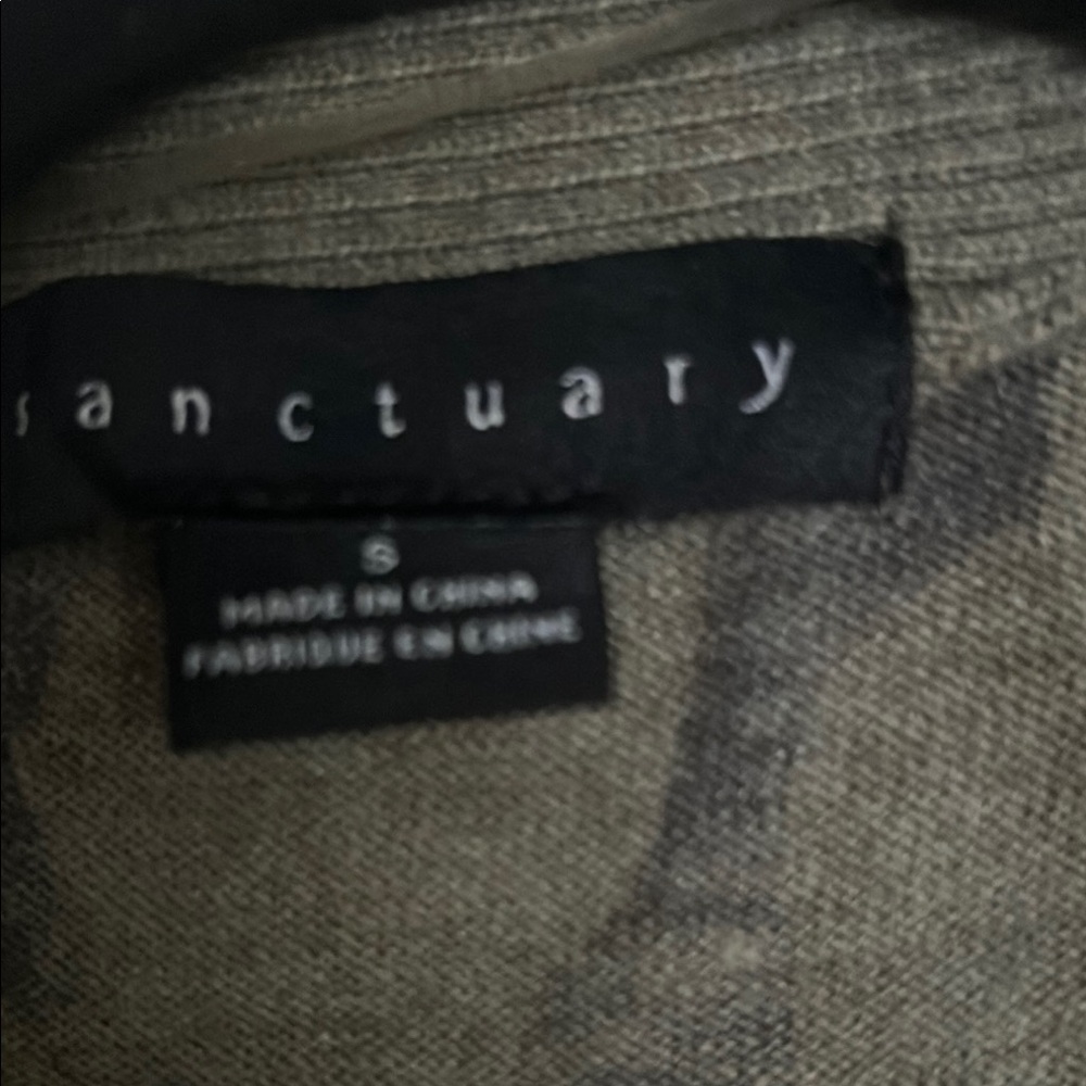 Sanctuary Olive Patterned Jacket - image 2